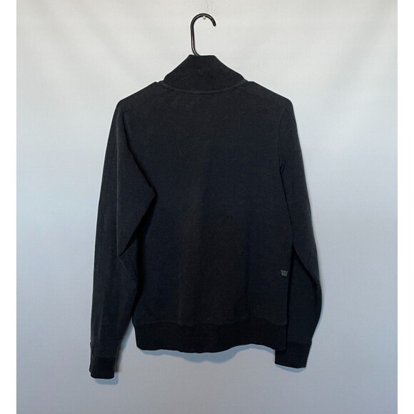 Mack Weldon Sweater Mens Small Gray 1/4 Zip Mock Neck Pullover Cotton Stretch - Picture 6 of 8